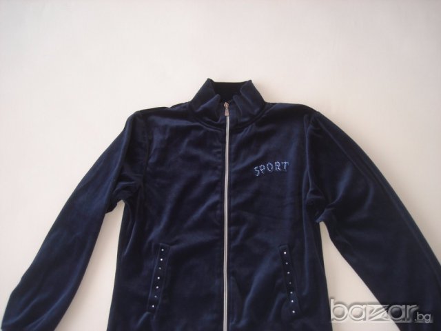 Плюшено,спортно горнище,146 см. , снимка 2 - Детски якета и елеци - 17115399
