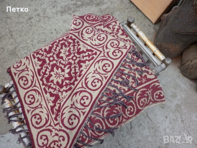 Стар килим черга  не е ползван  170 / 80 см, снимка 7 - Антикварни и старинни предмети - 25400239
