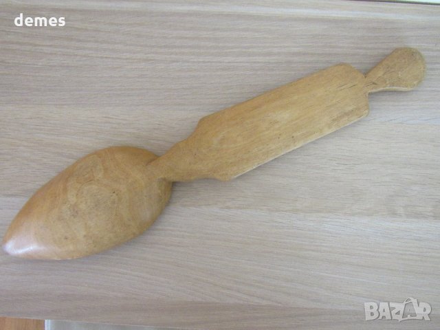 Голяма сувенирна лъжица от олива от Зимбабве, снимка 8 - Колекции - 21958891