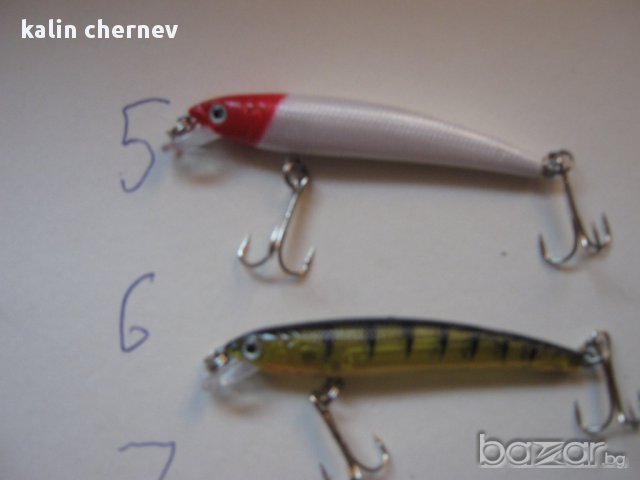 воблер 7.5см 5.6г, снимка 3 - Такъми - 8411533