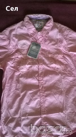 Нова розова спортно-елегантна риза С , снимка 2 - Ризи - 10715796