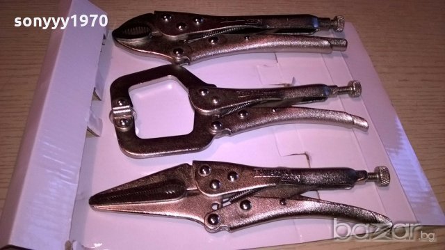 комплект клещи от карбонова стомана-нови 3броя, снимка 5 - Аксесоари и консумативи - 18631657