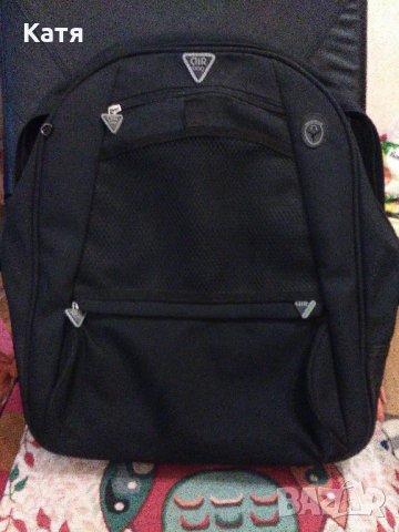 Techair, airbag, черна голяма раница за лаптоп, 42*34*12 см