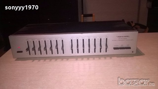 realistic stereo equalizer-внос франция, снимка 7 - Ресийвъри, усилватели, смесителни пултове - 19992291