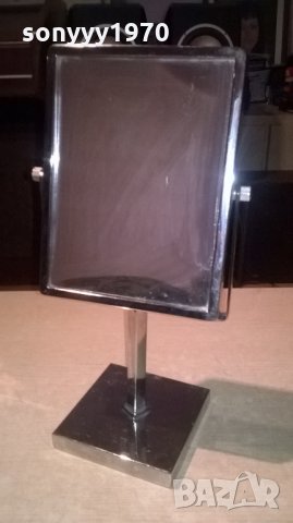 огледало с две лица-41х22х14см-метално-инокс-внос англия, снимка 4 - Колекции - 22968401