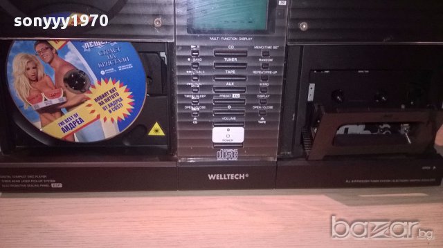 weltech-cd/deck/tuner/amplifier/aux-внос швеицария, снимка 5 - Ресийвъри, усилватели, смесителни пултове - 12665539