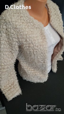 Пухено сако S, снимка 4 - Сака - 17215099