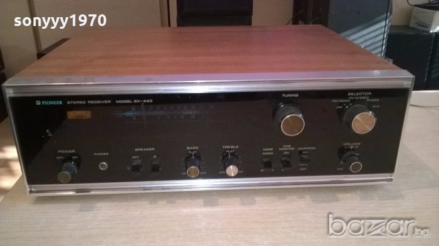 pioneer sx-440-stereo receiver-made in japan-внос англия, снимка 3 - Ресийвъри, усилватели, смесителни пултове - 19843547