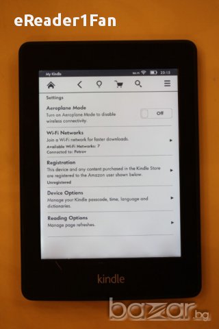 НОВ/употребяван Електронен четец reader Kindle Paperwhite 6" E-ink WiFi/3G 2/4GB , снимка 8 - Електронни четци - 10724551