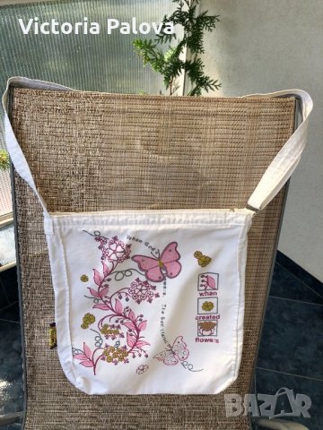 Удобна чанта от плат, снимка 2 - Чанти - 25993976