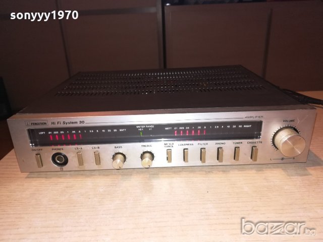 ferguson 3943 hifi system 30 amplifier-made in japan-внос англия, снимка 12 - Ресийвъри, усилватели, смесителни пултове - 20635725