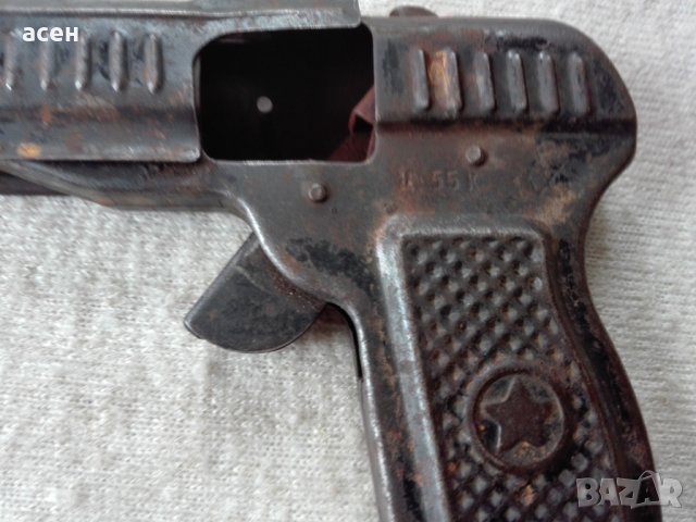 стара играчка -пистолет, снимка 6 - Антикварни и старинни предмети - 24135293