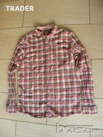 Мъжка риза POCO LOCO, размер L, 100% памук, снимка 9 - Ризи - 19639302