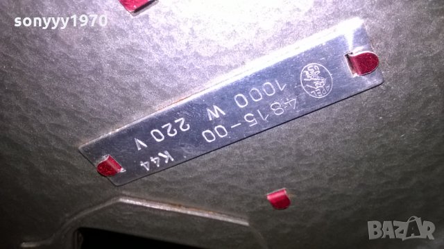 thermor made in france-ретро иноксова печка-31х22х14см, снимка 7 - Антикварни и старинни предмети - 23923390