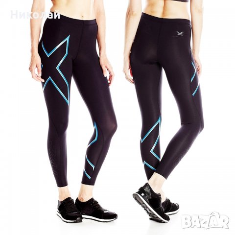 2XU Women's Compression Tights Black Amalfi, снимка 18 - Клинове - 24426229