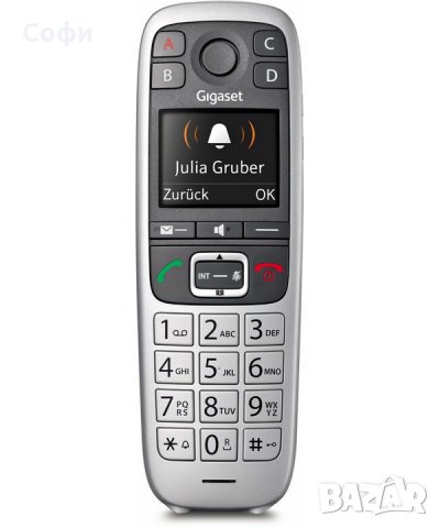 Gigaset E560 HX DECT слушалка Platinum, снимка 4 - Стационарни телефони и факсове - 25854637