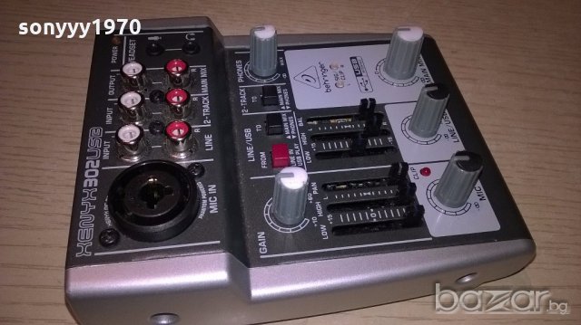 behringer-xenyx 302 usb-внос швеицария, снимка 6 - Ресийвъри, усилватели, смесителни пултове - 19573939