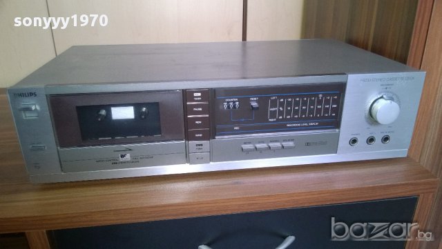 philips f6233/00 stereo cassette deck-made in belgium-внос швеицария, снимка 18 - Плейъри, домашно кино, прожектори - 9009264