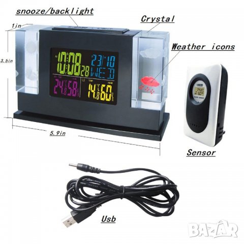 Метеостанция RS9801, снимка 2 - Друга електроника - 24612430