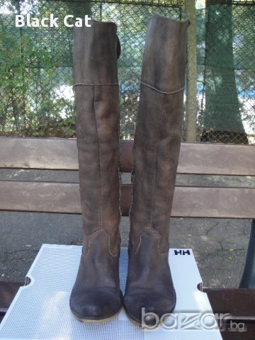 Маркови кафяви кожени дамски ботуши "Indigo Sport", естествена кожа, чизми, боти, зимни обувки, снимка 12 - Дамски ботуши - 15882482