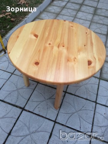 Дървена масичка, снимка 2 - Столове - 21078994
