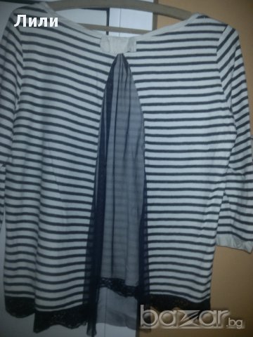 блуза с прозрачен гръб на луи джо, снимка 5 - Блузи с дълъг ръкав и пуловери - 16528721