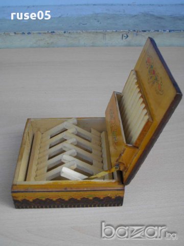 Кутия за цигари пирографирана, снимка 3 - Други ценни предмети - 11782684