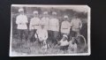Стара военна фотография на офицери и войници с бели униформи, дебел картон, уникат, снимка 5