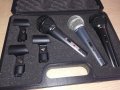 shure & behringer-микрофони комплект с куфар и държачи