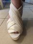 Givenchy Оригинални бели дамски обувки на платформа от естествена кожа, снимка 5