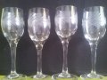 Три вида по четири чаши за концентрат стъклени от едно време, снимка 6