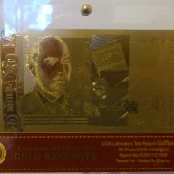 Подаръци 20 лева златни банкноти в стъклена поставка+сертификат, снимка 3 - Нумизматика и бонистика - 9405138