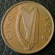 1 пени 1978, Ирландия, снимка 2 - Нумизматика и бонистика - 14453709