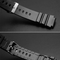 Гумени каишки за часовник нови спортен черна силиконови 18 20 22 16, снимка 4 - Каишки за часовници - 25737047