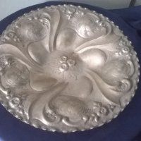 стара посребрена бронзова купа, снимка 1 - Антикварни и старинни предмети - 20421663