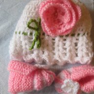 Комплект шапка и терлички, снимка 5 - Комплекти за бебе - 17092683