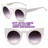 бели котешки слънчеви очила, снимка 3 - Слънчеви и диоптрични очила - 18449908