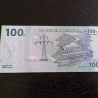 Банкнота - Конго - 100 франка UNC | 2007г., снимка 4 - Нумизматика и бонистика - 25930681