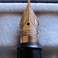 Стара ръчна писалка Sheaffer (USA), снимка 2 - Антикварни и старинни предмети - 22525184