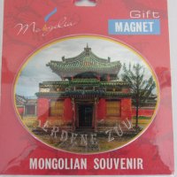  Голям автентичен магнит от Монголия-пагода, снимка 3 - Други ценни предмети - 23347984