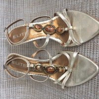 Уникални нежни сандали,ест кожа, снимка 3 - Дамски елегантни обувки - 24997909