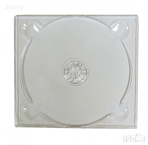 Трей за 1 CD/DVD прозрачен (DigiPack) – 13,5 см на 12,5 см , снимка 1