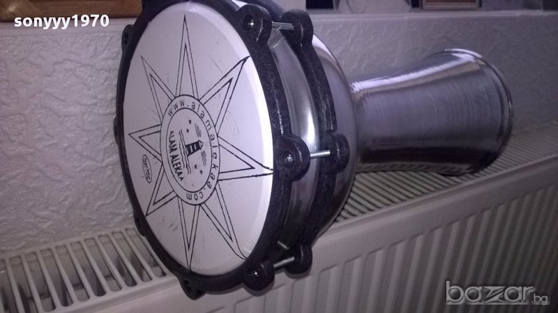 НОВА оригинална тарамбука-внос сирия 40х25см-алуминиева, снимка 1