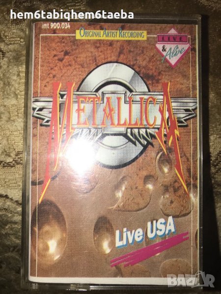 Рядка!Metallica Live USA - касетка, снимка 1