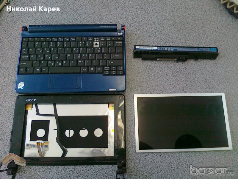 Продавам лаптоп на части или цял Acer Aspire One ZG5 , снимка 1
