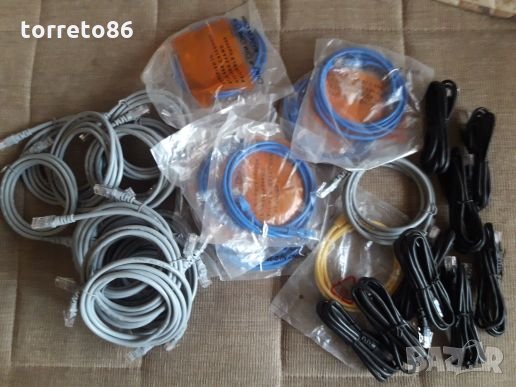Продавам висококачествени пач кабели cat 5e кат 5е 1.5м, снимка 1