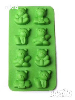  8 мечета мече силиконов молд форма за фондан шоколадови бонбони гипс и др , снимка 1