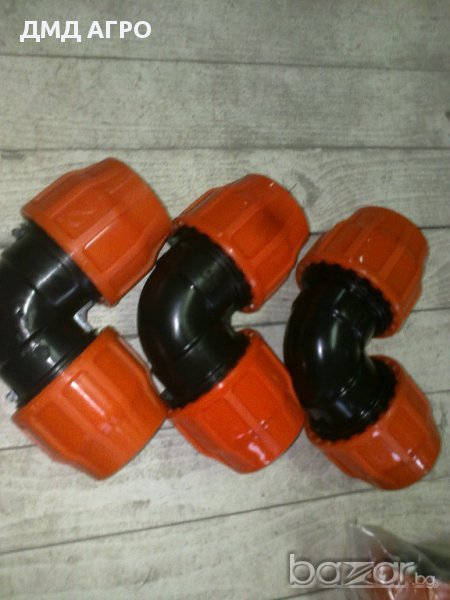 Коляно,тетка,тапи,фитинги за поливен маркуч (лейфлат), снимка 1