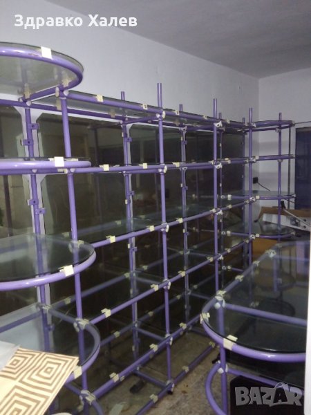 Стелаж за дрехи с бюро, снимка 1