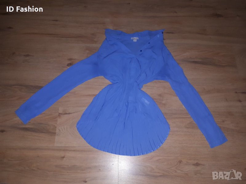 Синя дамска риза , снимка 1